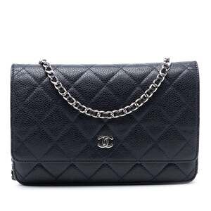 Chanel Wallet On Chain Quilted Caviar #256547C25B